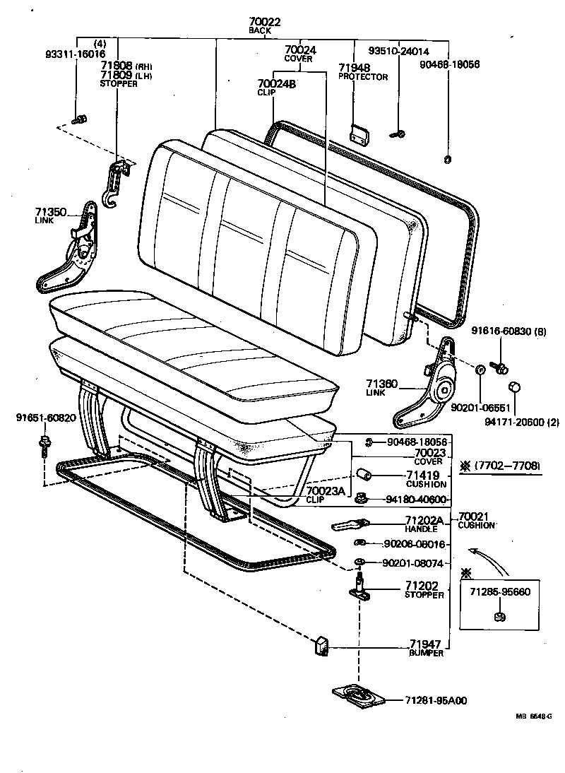 Asiento y pista del asiento