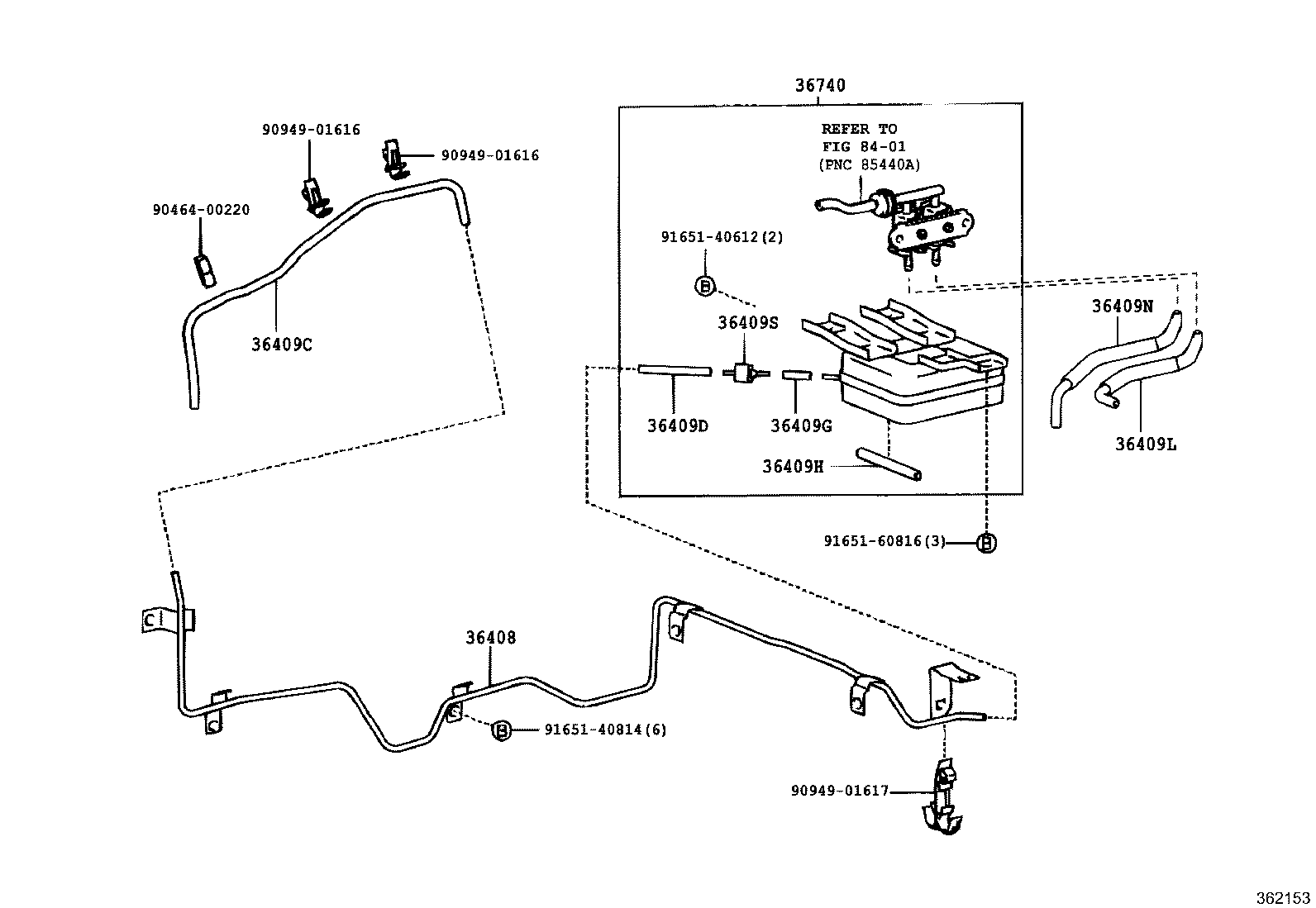 Transfer Vacuum Piping