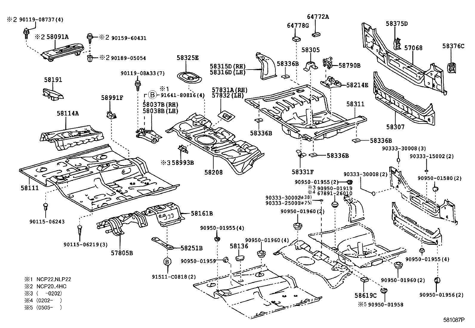 Floor Pan & Lower Back Panel