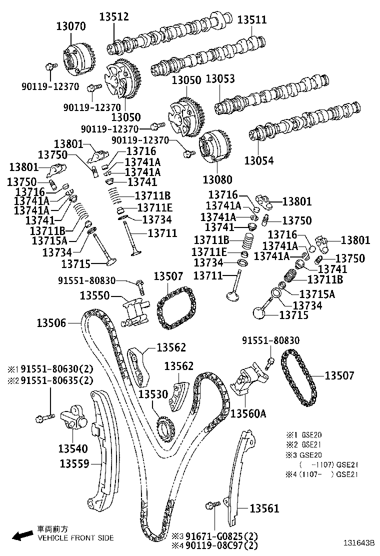 Camshaft & Valve
