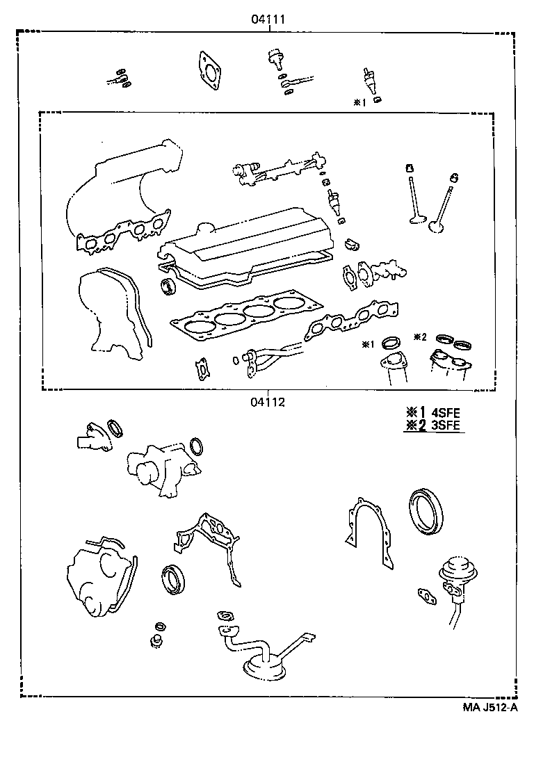 Engine Overhaul Gasket Kit