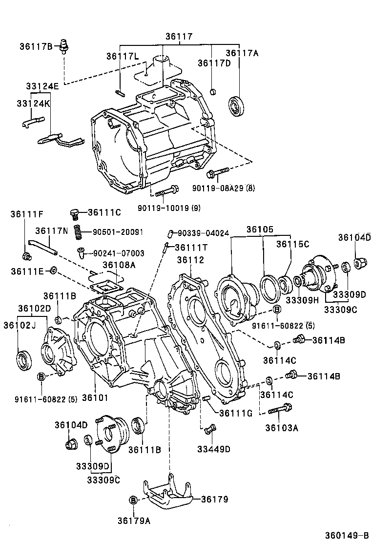 Transfer Case & Extension Housing