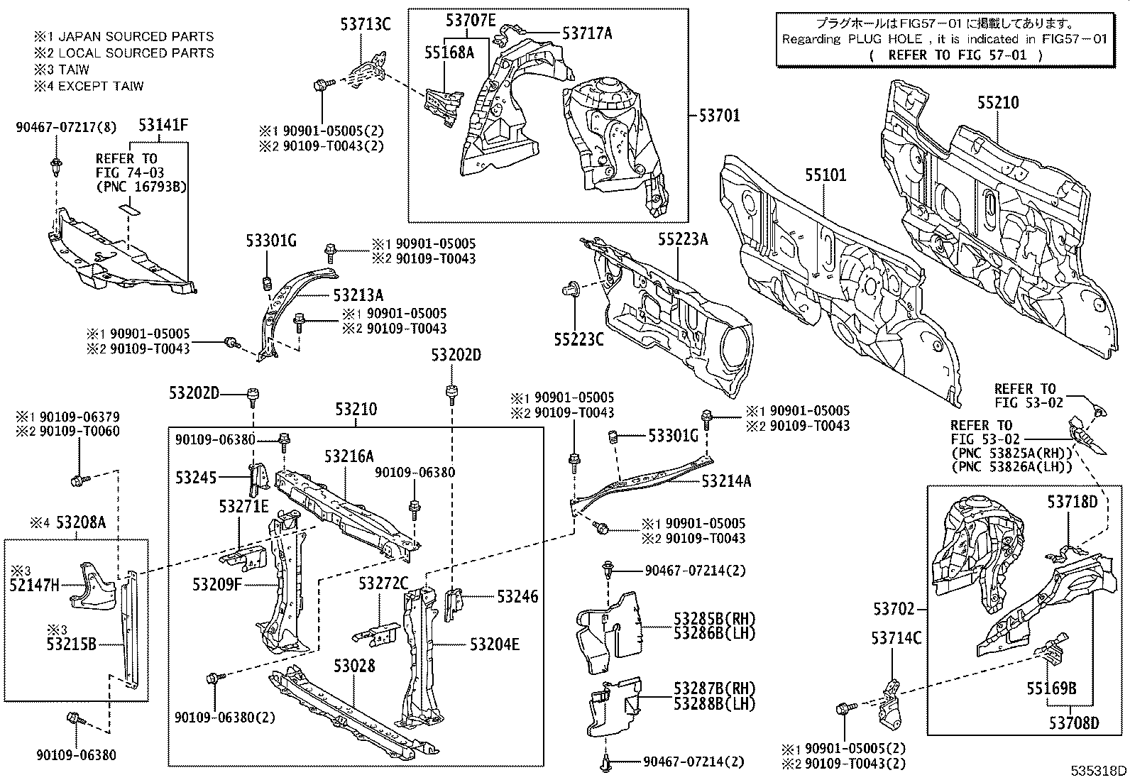 韓国 ファッション通販 53210-0D929 Support YoshiParts | Toyota Radiator Assy, テント・タープ