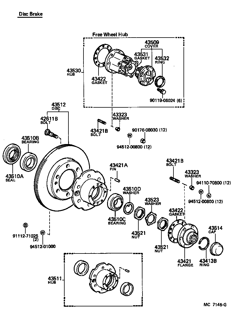 Front Axle Hub