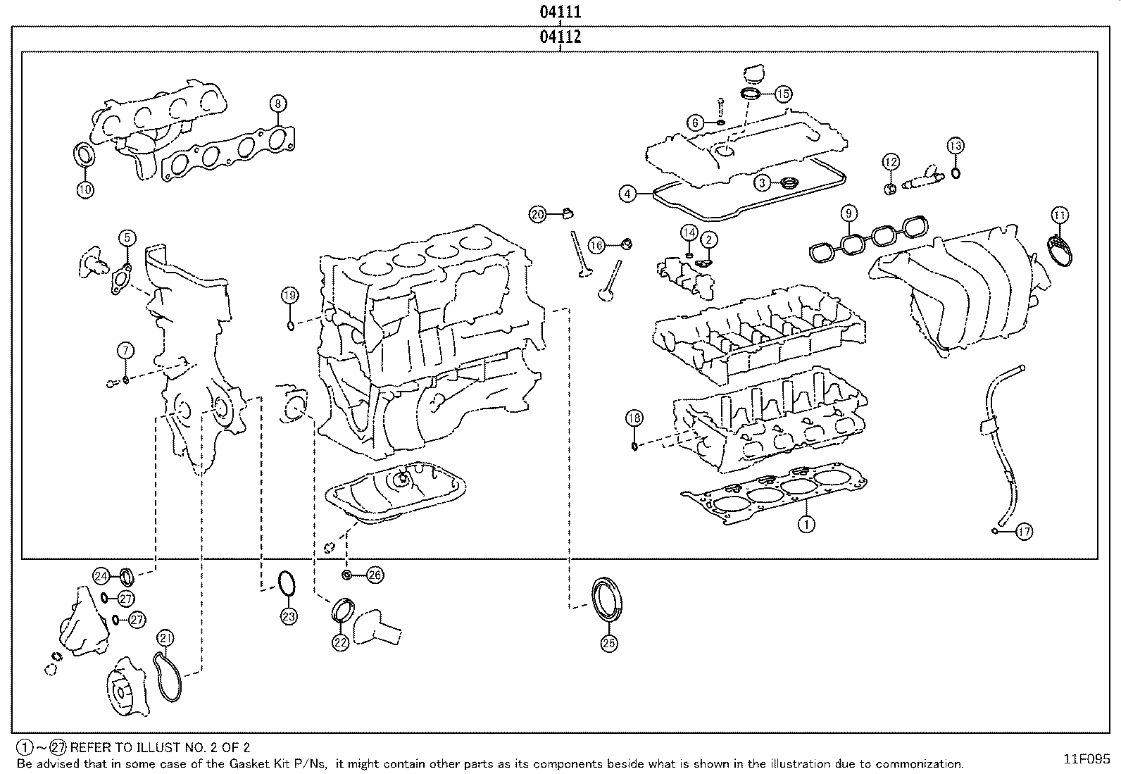 Engine Overhaul Gasket Kit
