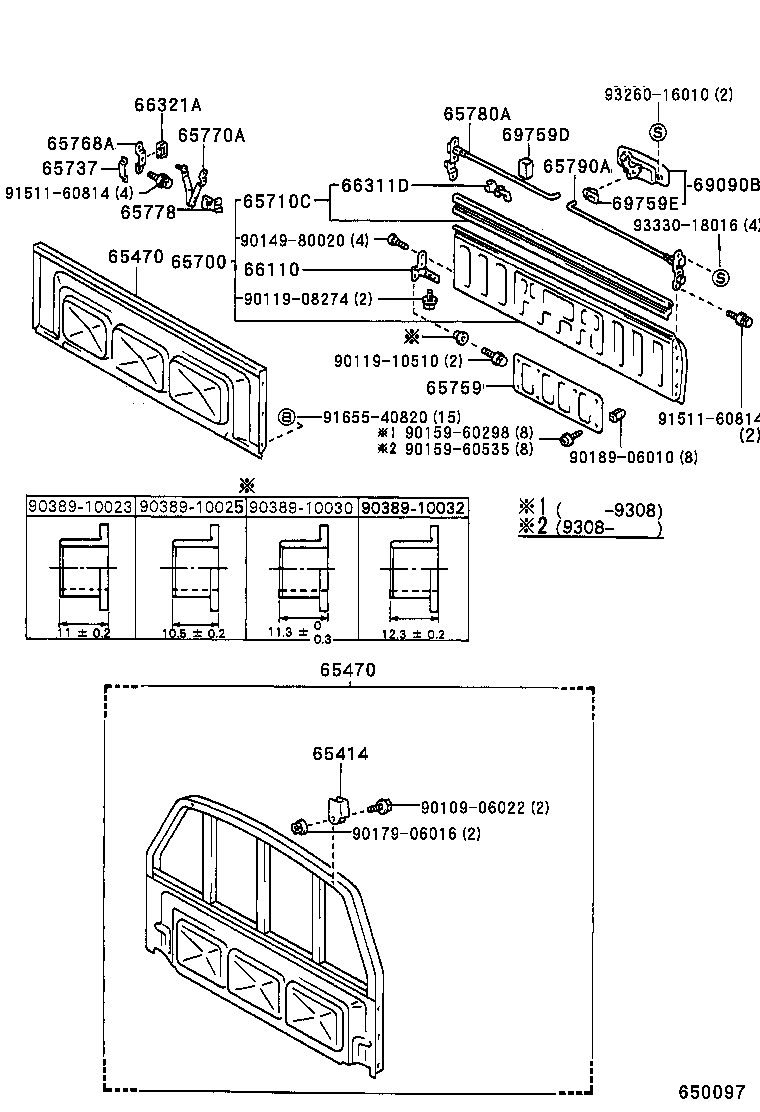 Rear Body Guard Frame Tail Gate