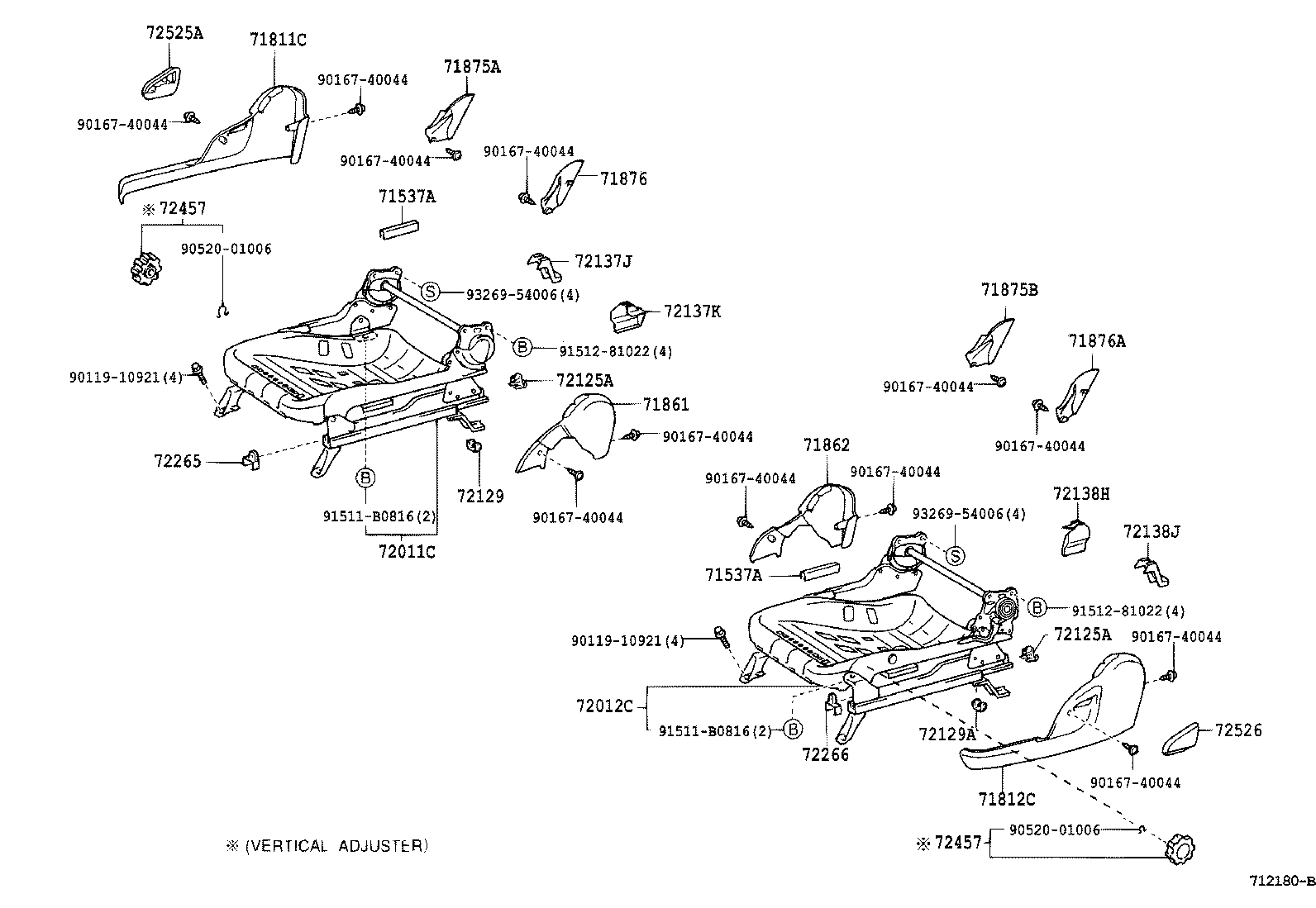 Front Seat & Seat Track