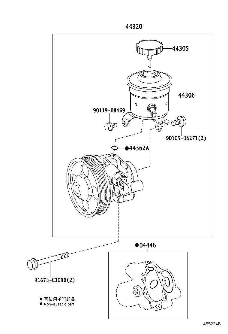 Bomba de paletas y depósito