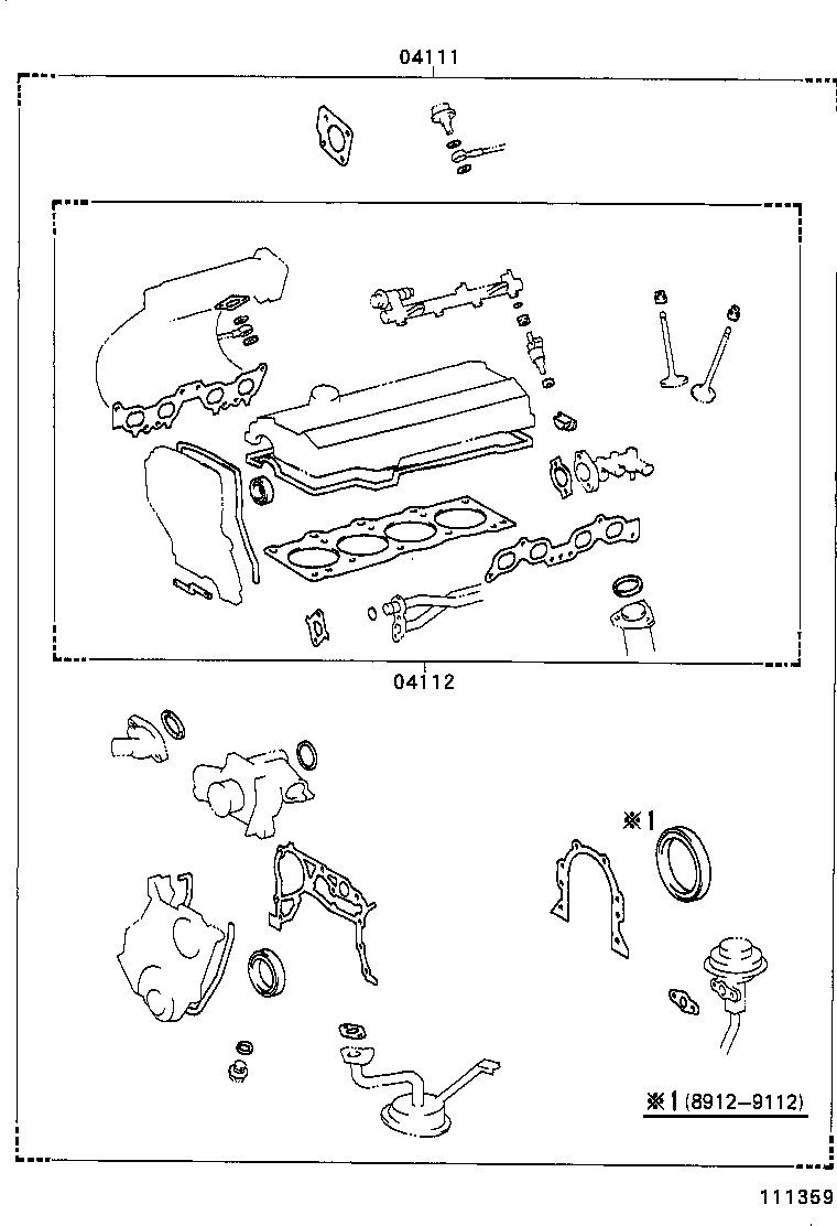 Engine Overhaul Gasket Kit