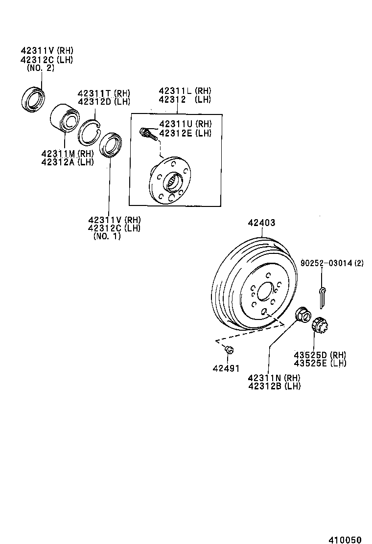 Rear Axle Shaft Hub