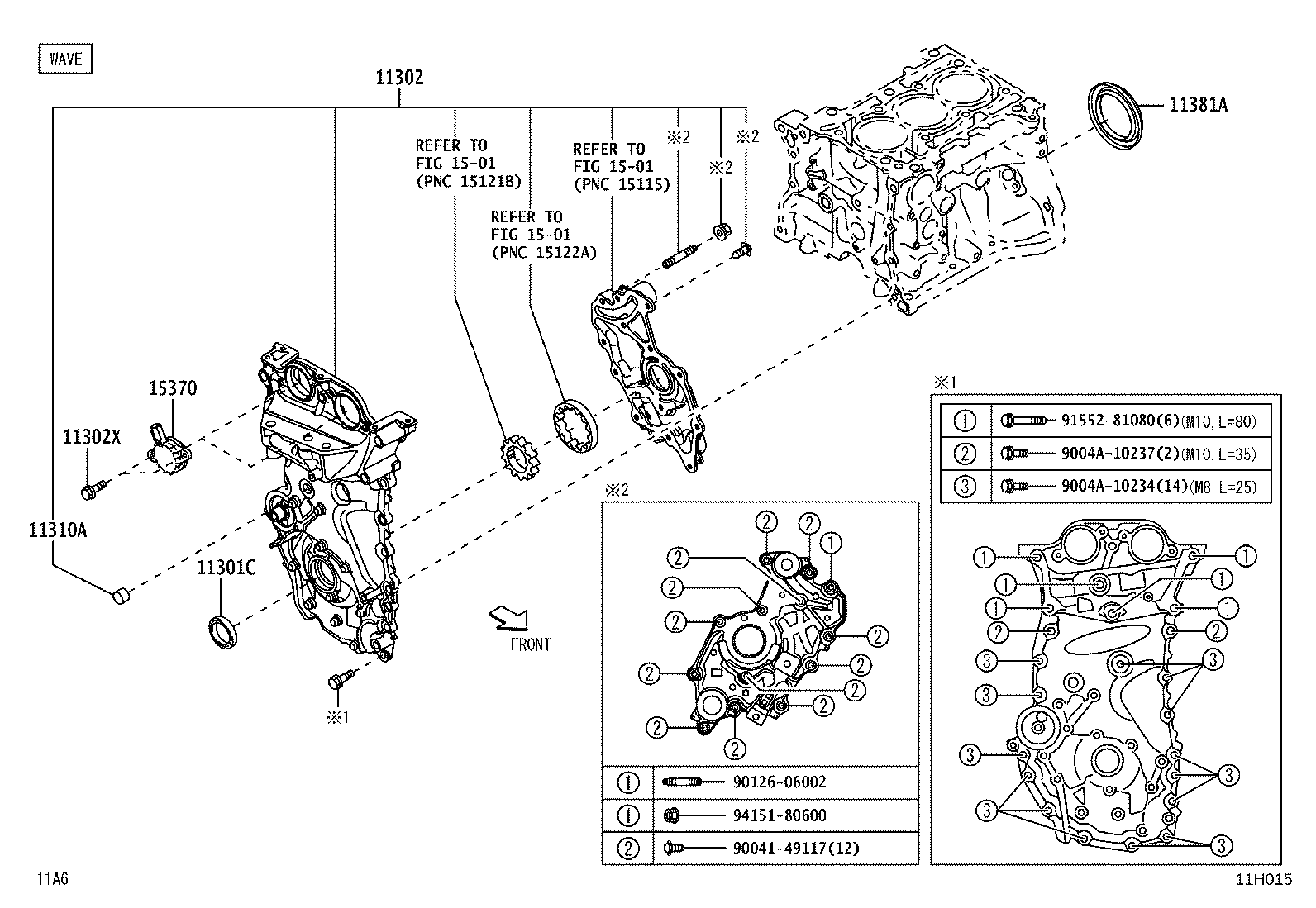 Timing Gear Cover & Rear End Plate