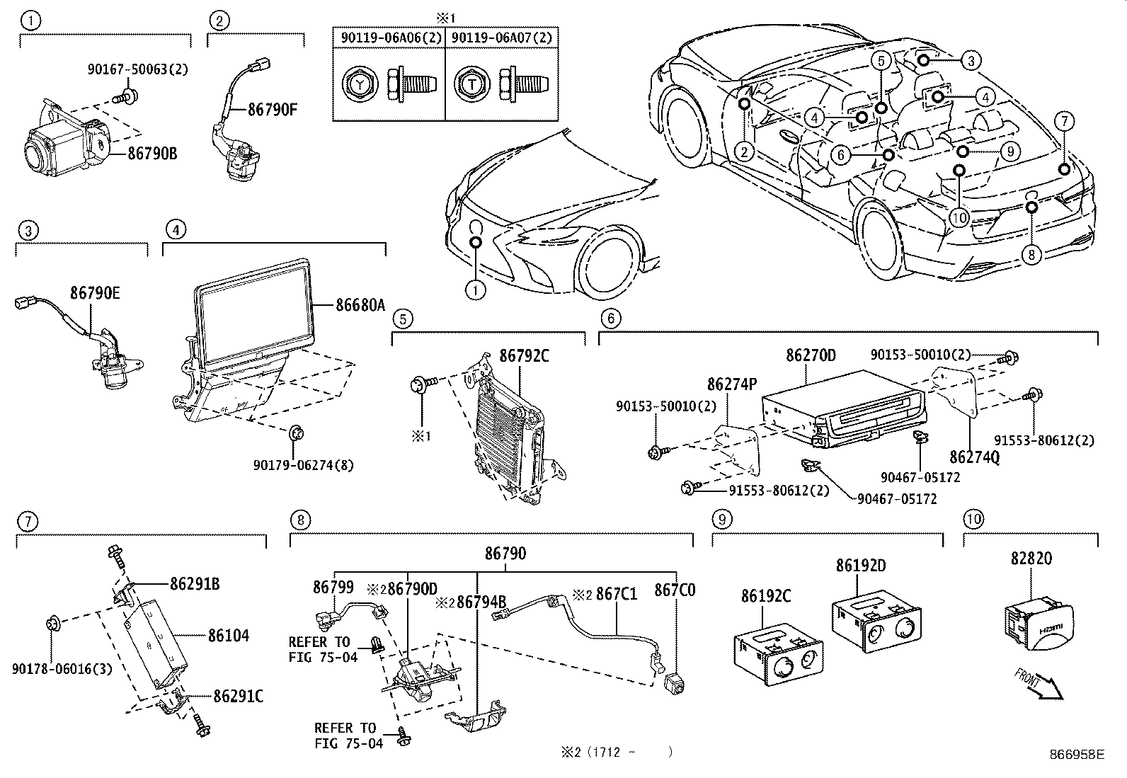 Rear Monitor Display Camera