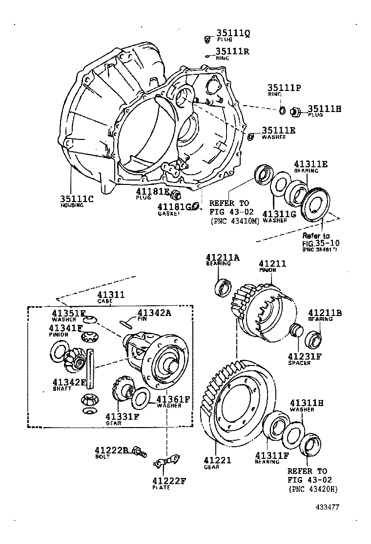 Front Axle Housing & Differential