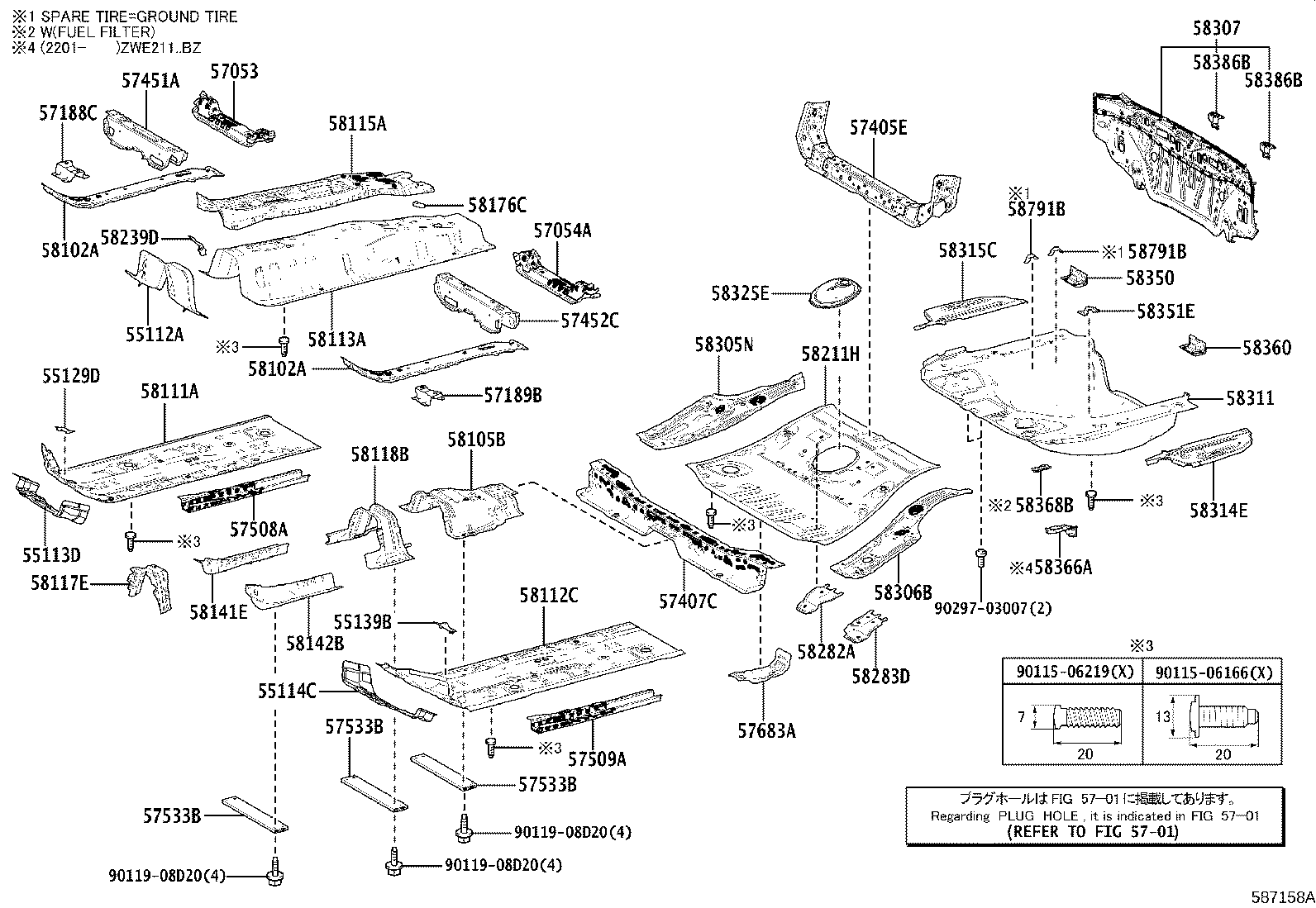 Floor Pan & Lower Back Panel