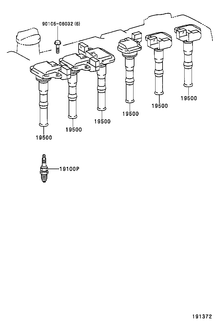 Ignition Coil Spark Plug Glow Plug