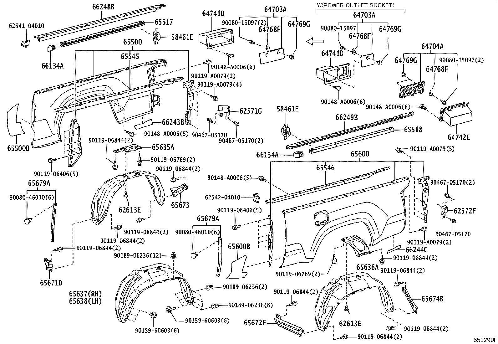 Rear Body Side Panel