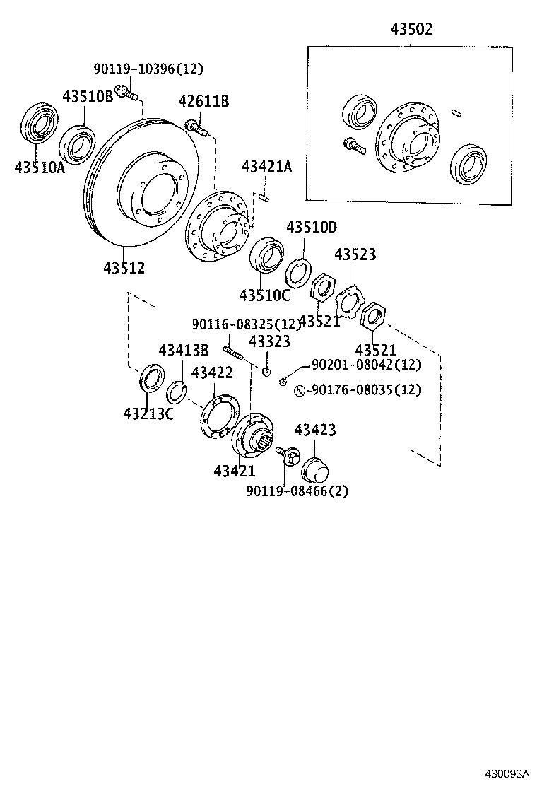 Front Axle Hub