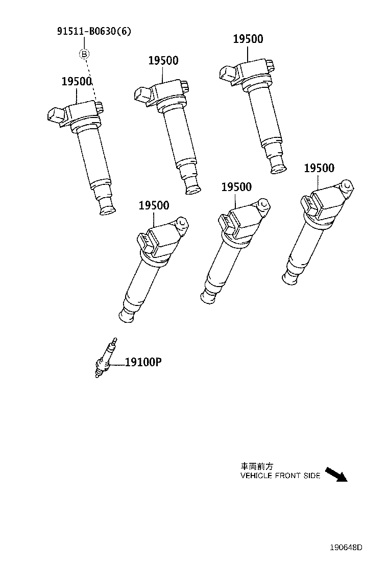 Ignition Coil Spark Plug Glow Plug