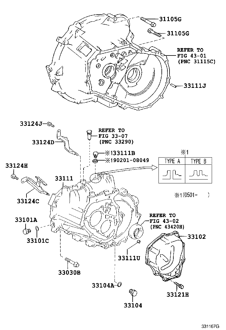 Clutch Housing + Transmission Case