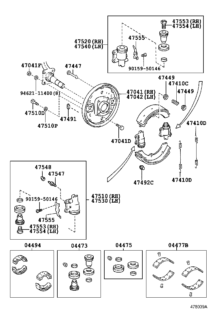Front Drum Brake Wheel Cylinder
