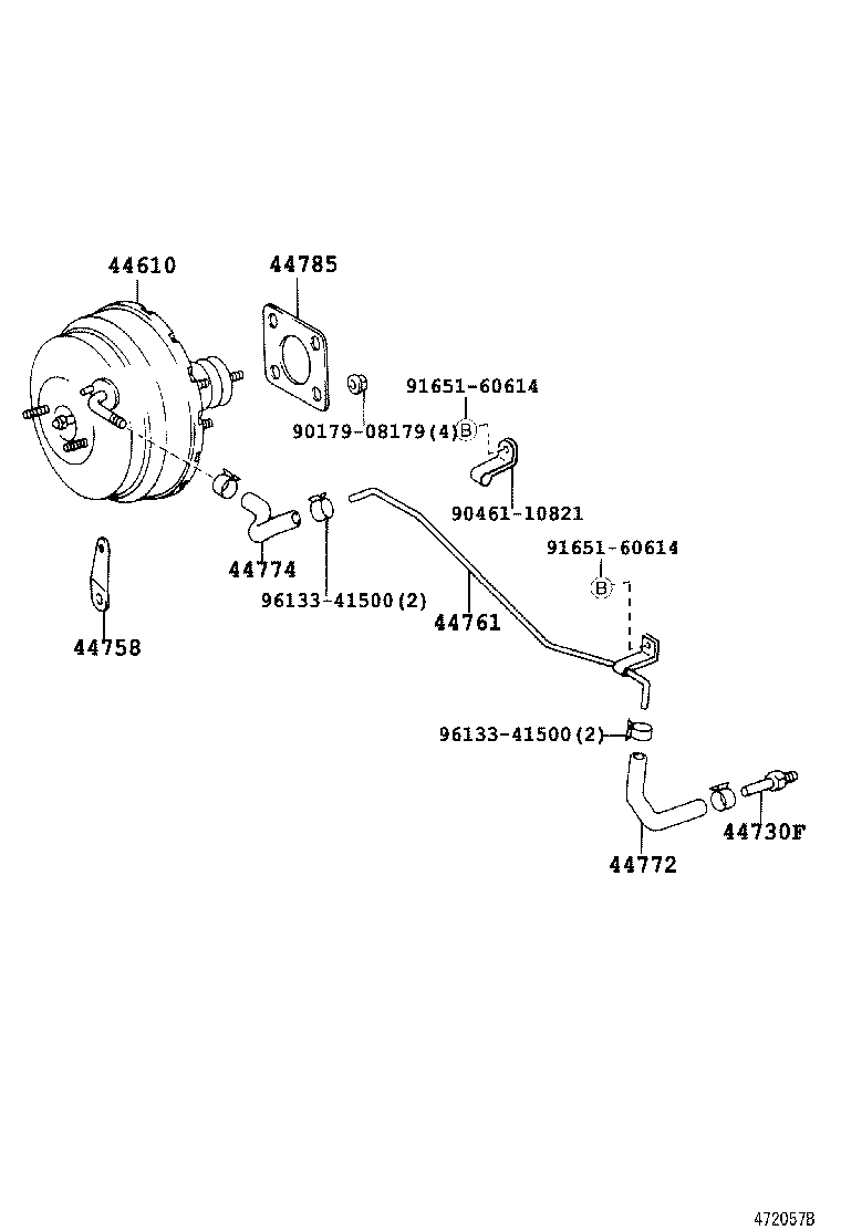 Brake Booster & Vacuum Tube