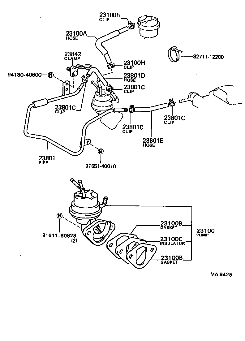 Fuel Pump & Pipe