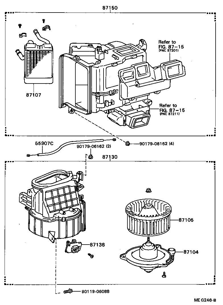 Heating Air Conditioning Heater Unit Blower