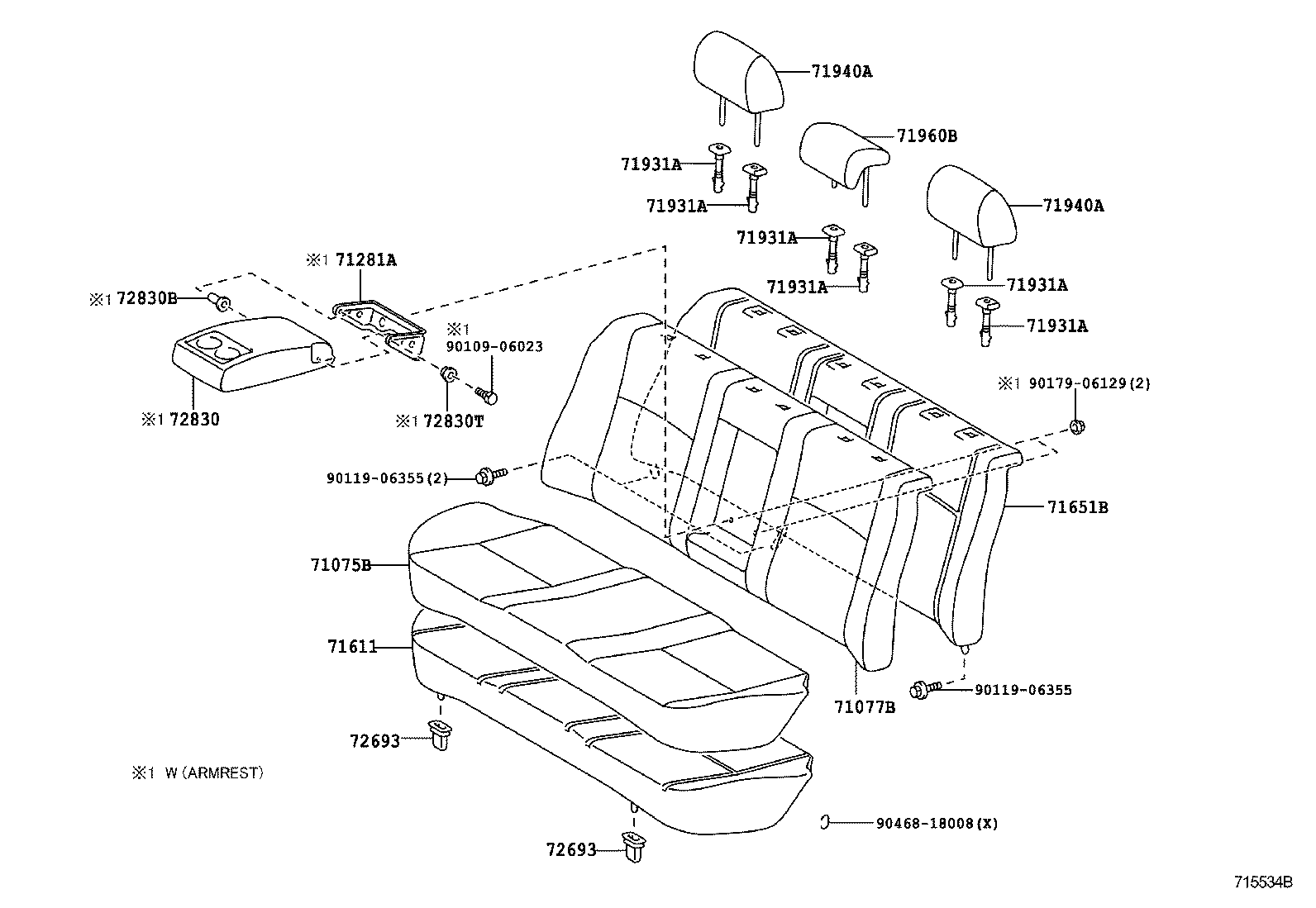 Rear Seat & Seat Track