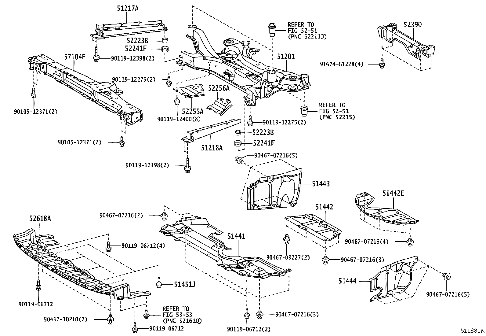 Suspension Crossmember & Under Cover