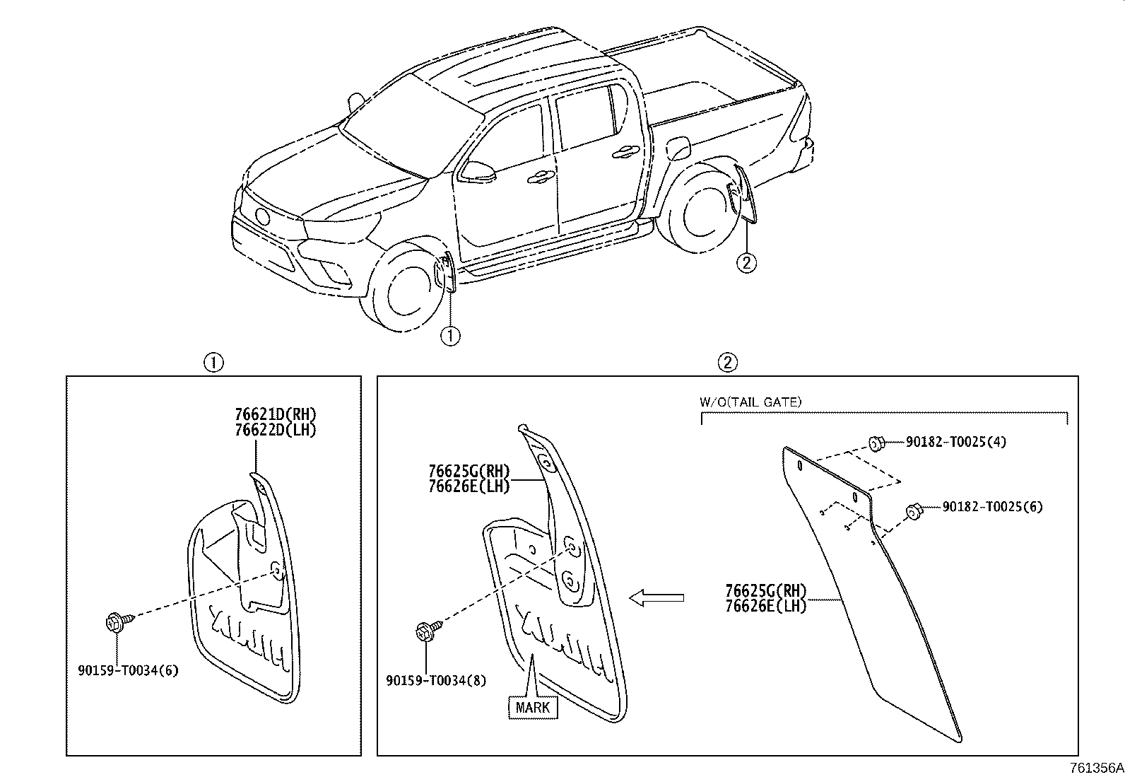 Spoiler & Side Mudguard