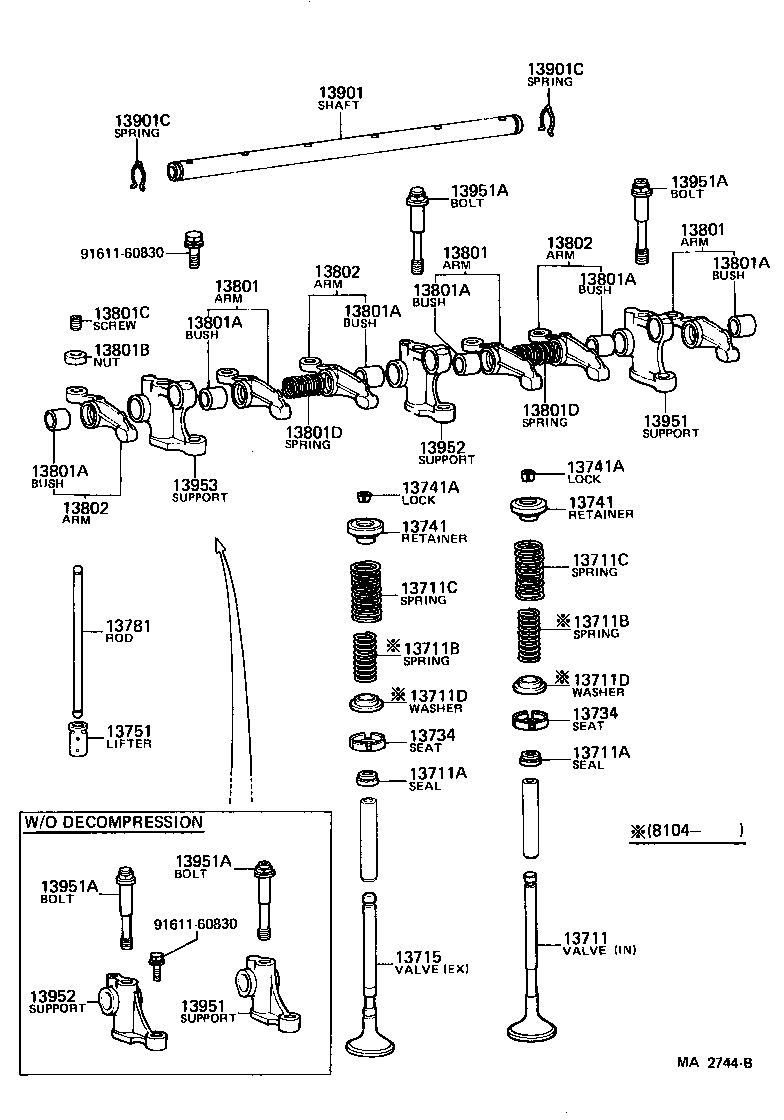 Camshaft & Valve