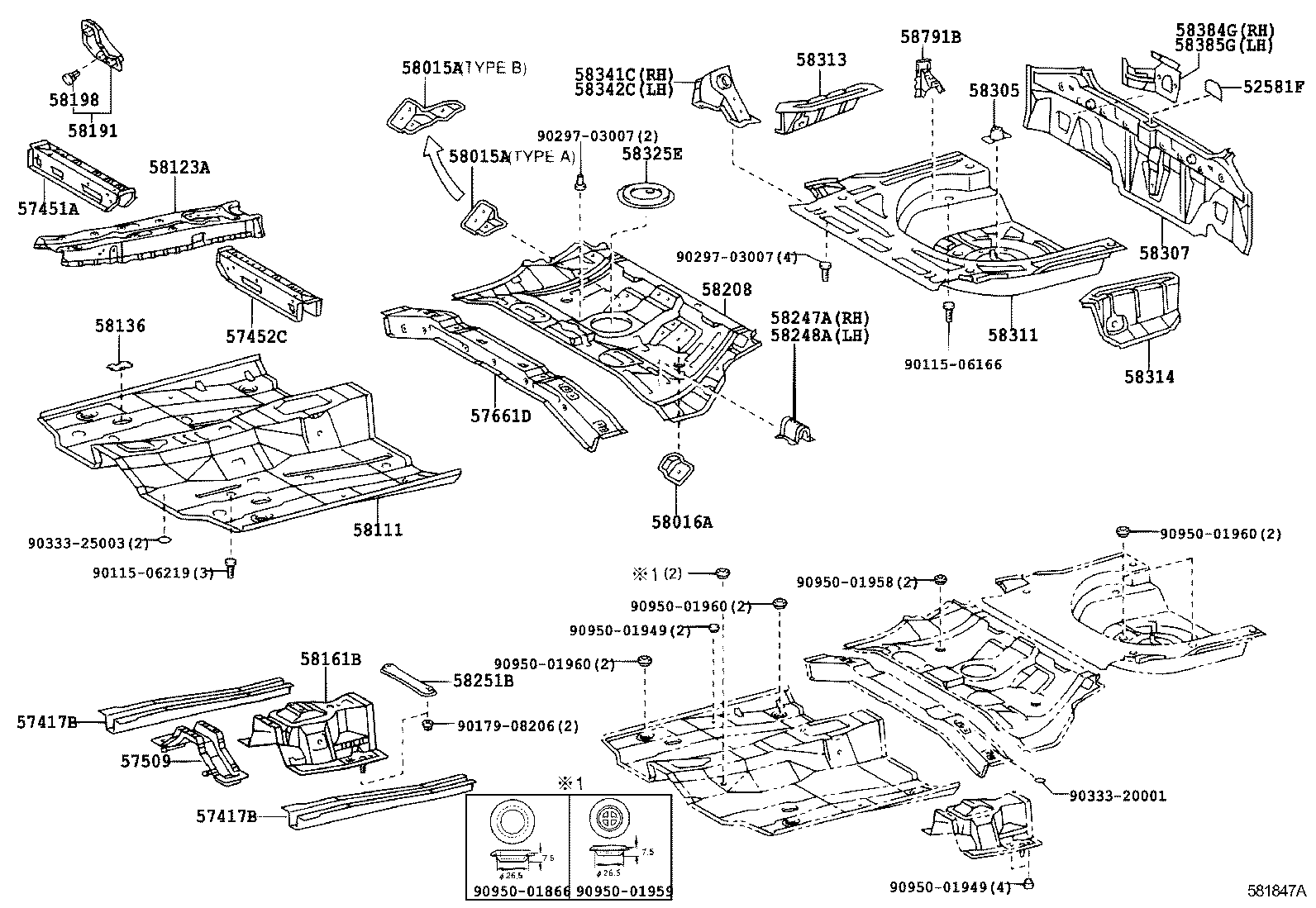 Floor Pan & Lower Back Panel