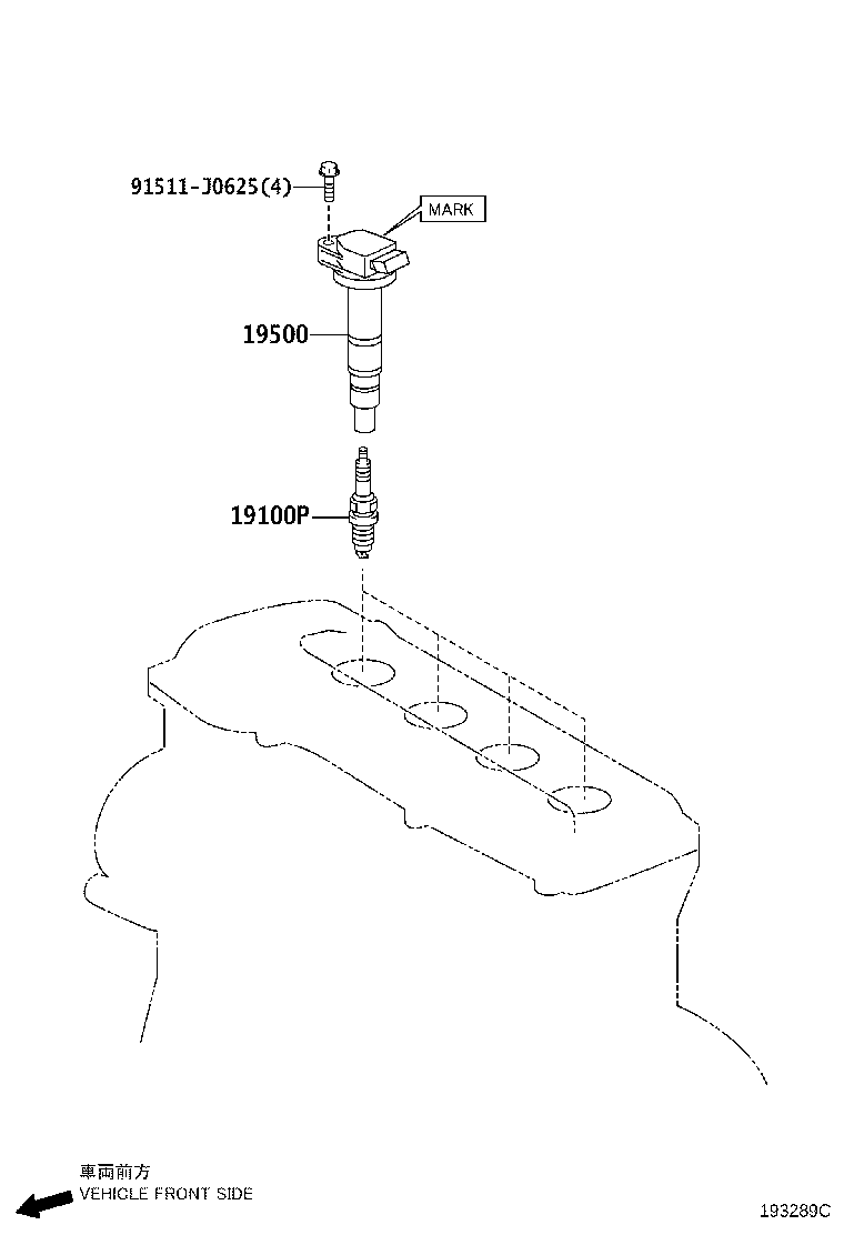Ignition Coil Spark Plug Glow Plug
