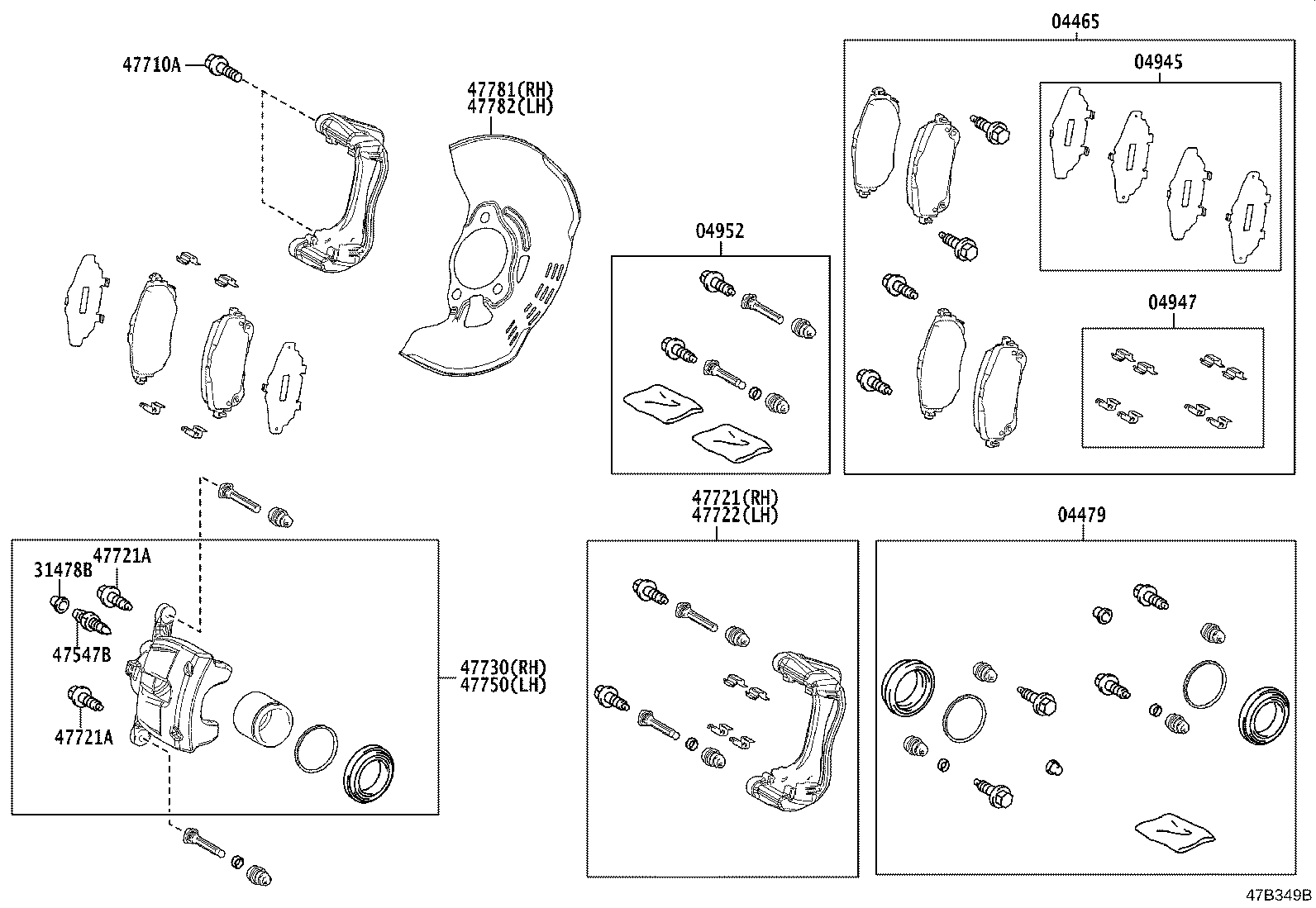 Front Disc Brake Caliper Dust Cover