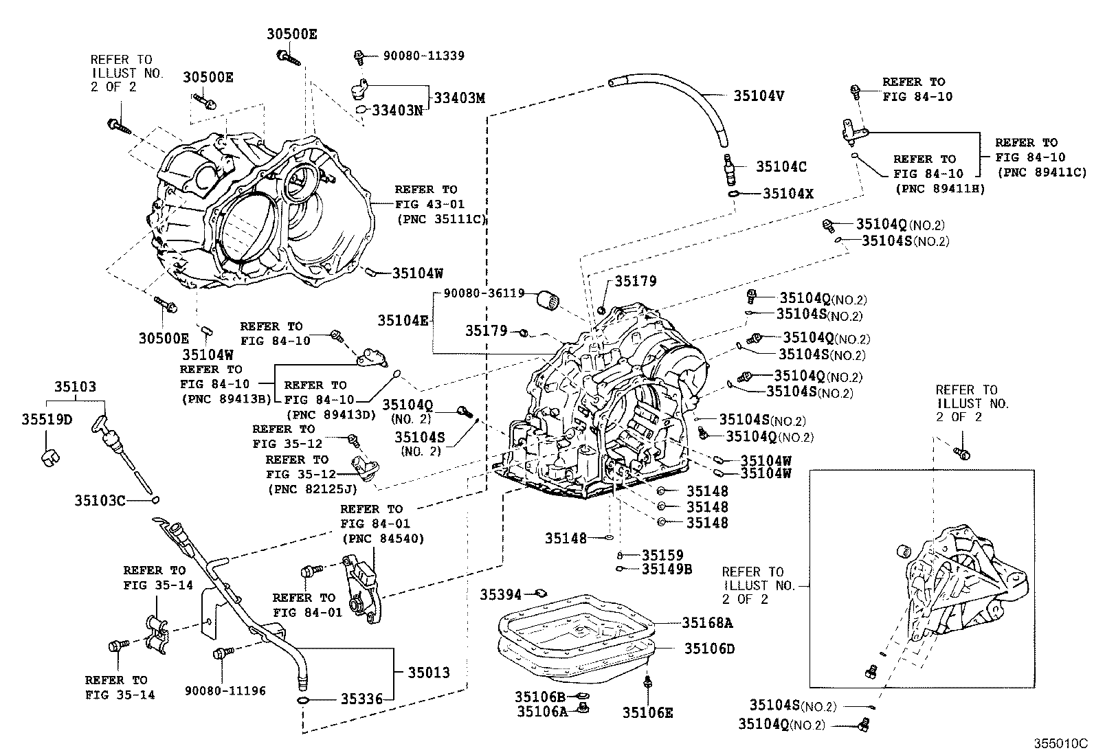 Transmission Case & Oil Pan