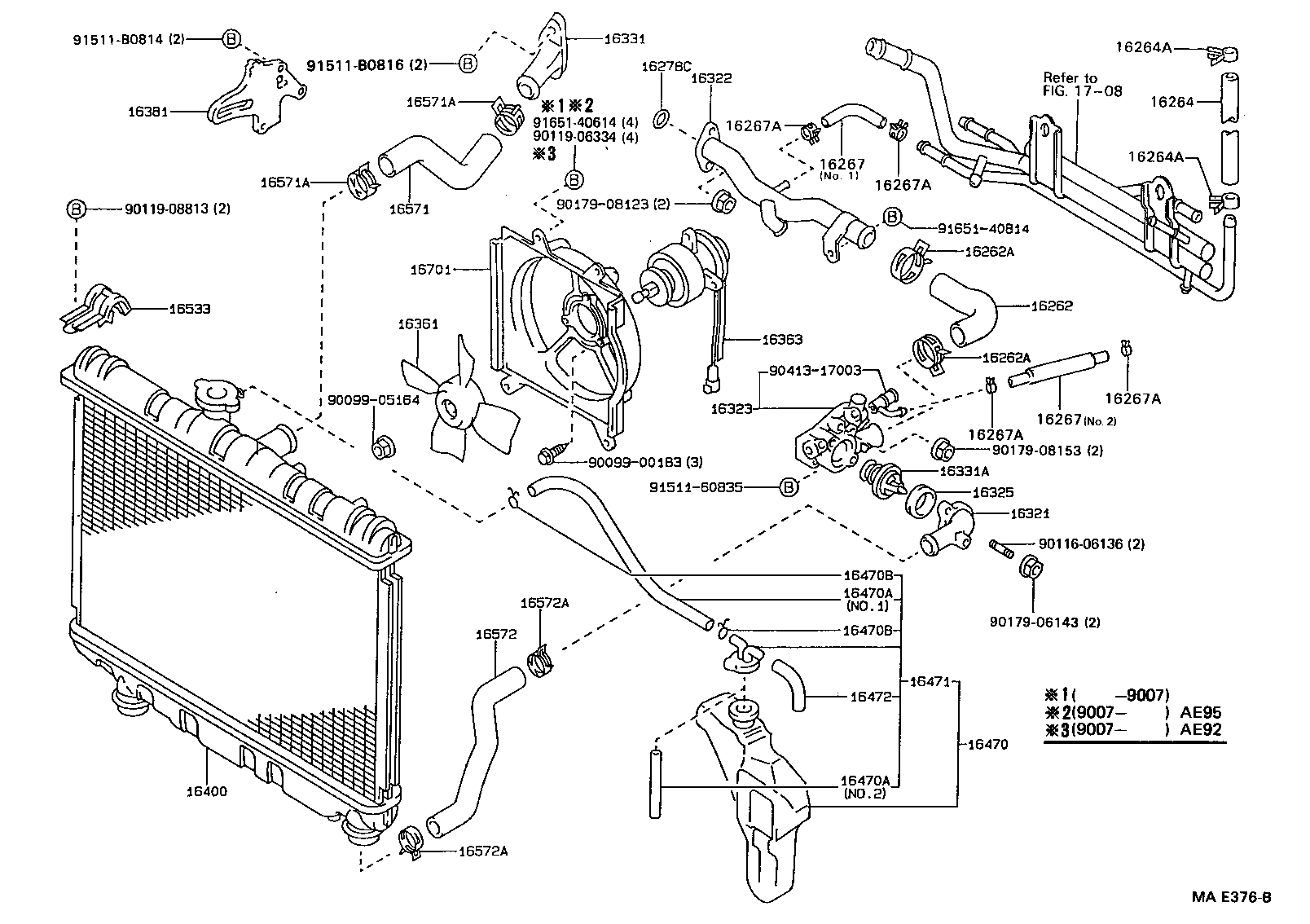 Radiator Water Outlet