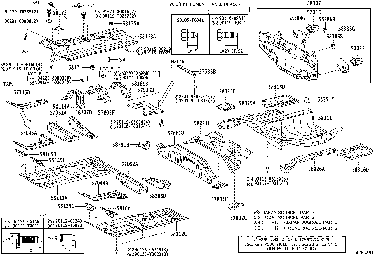 Floor Pan & Lower Back Panel