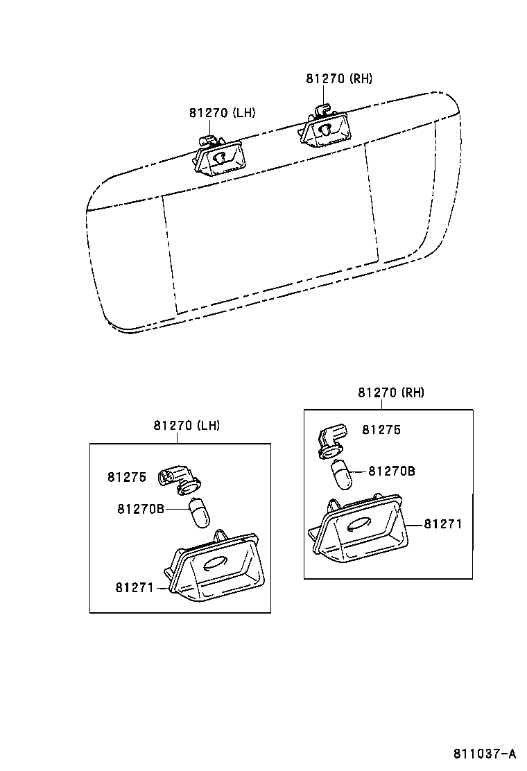 Rear License Plate Lamp