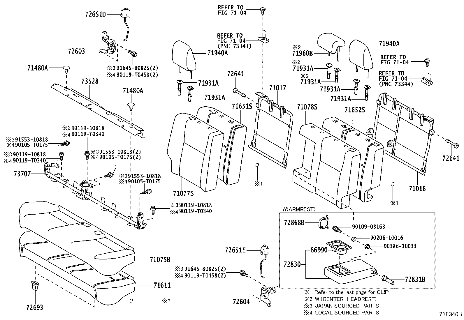 Rear Seat & Seat Track