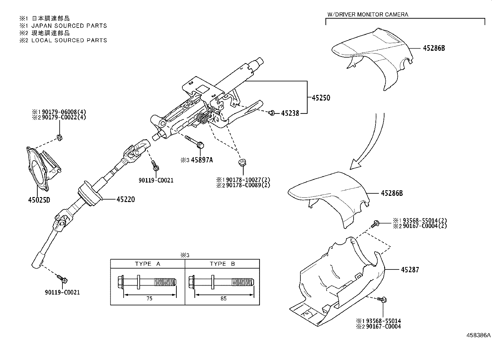 Steering Column & Shaft