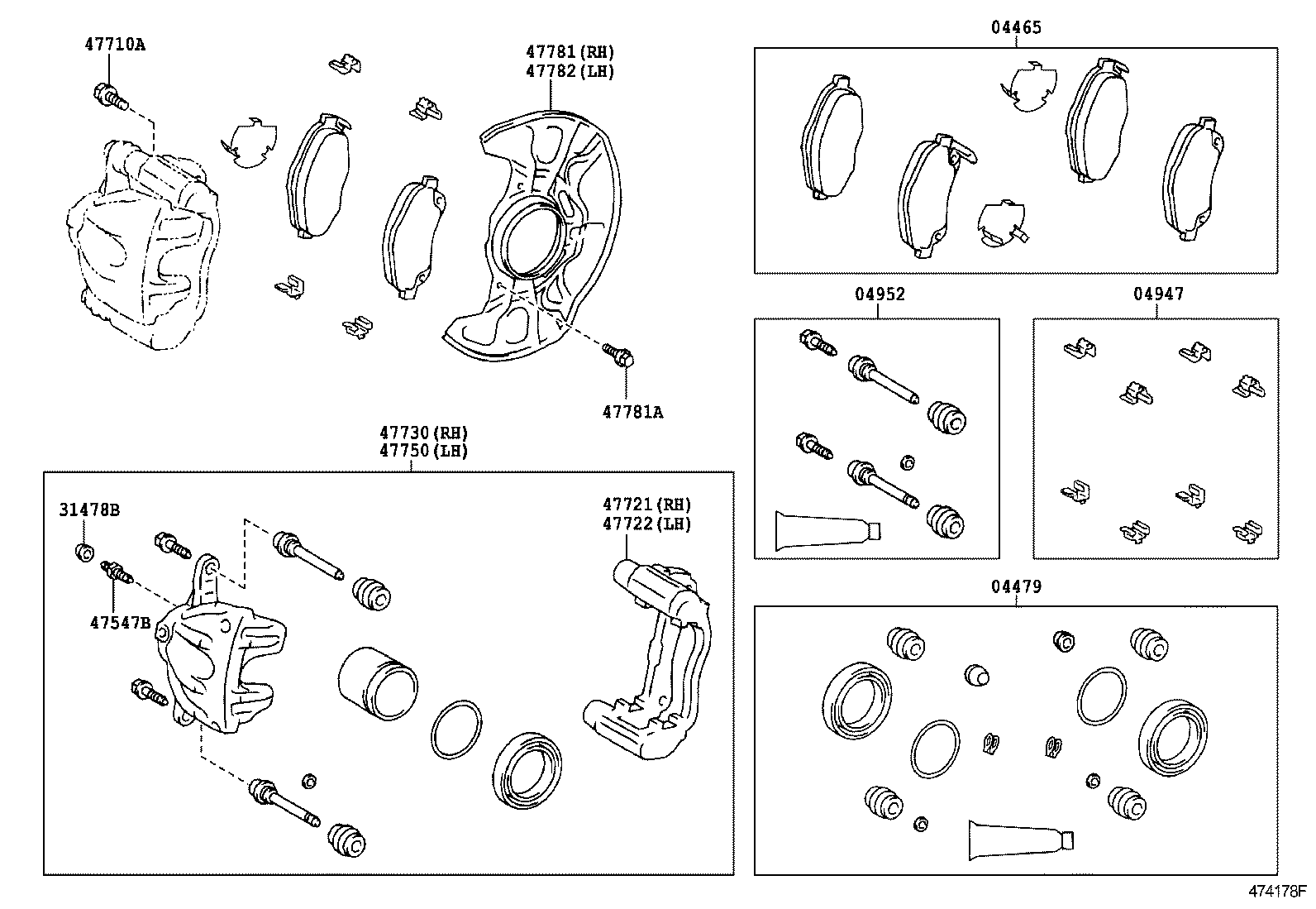 Front Disc Brake Caliper Dust Cover
