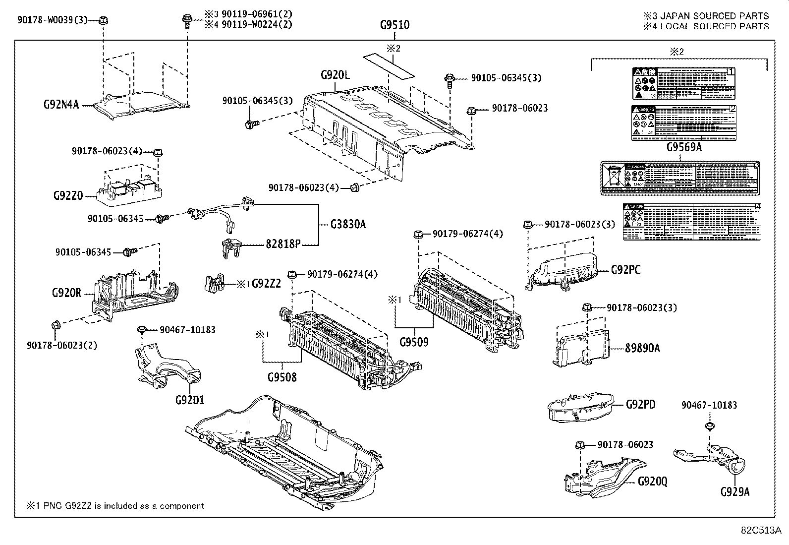 Battery Battery Cable