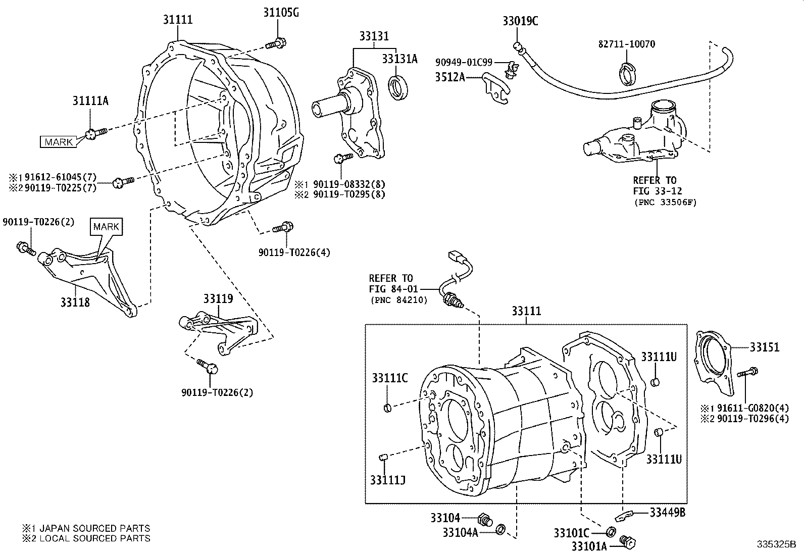 Clutch Housing + Transmission Case