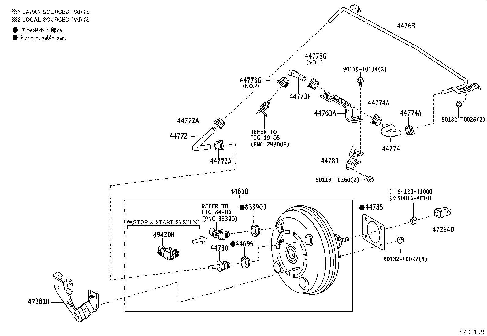 Brake Booster & Vacuum Tube