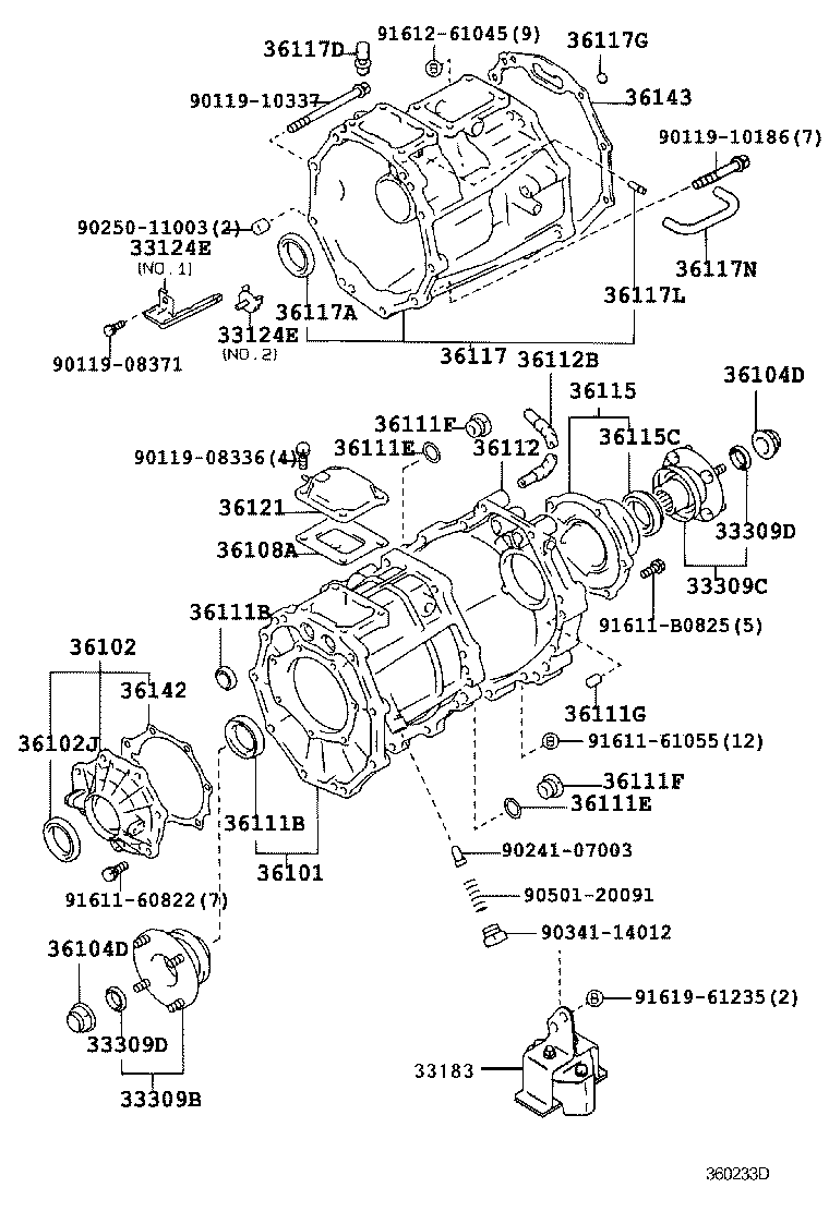 Transfer Case & Extension Housing