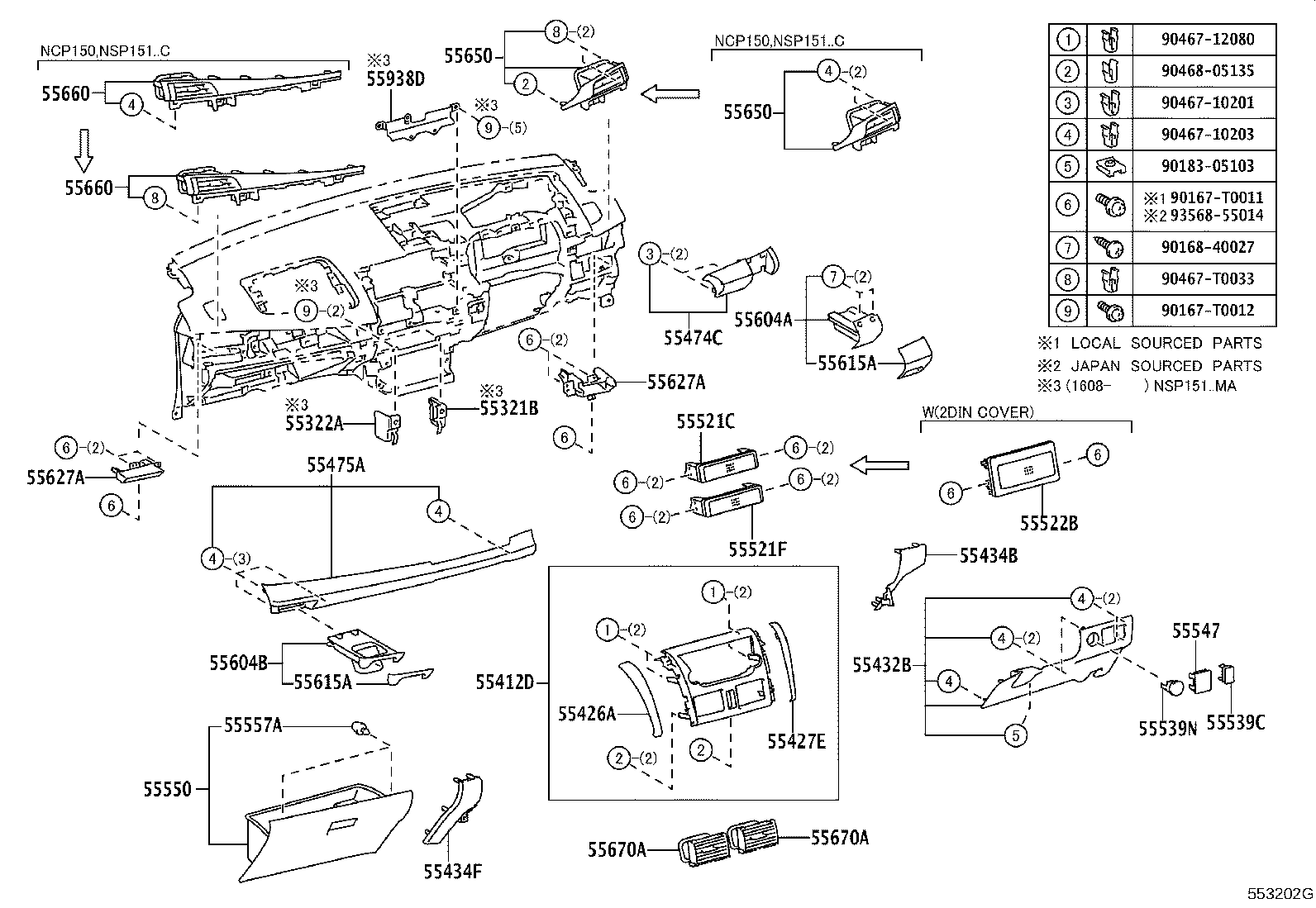 Instrument Panel Glove Compartment