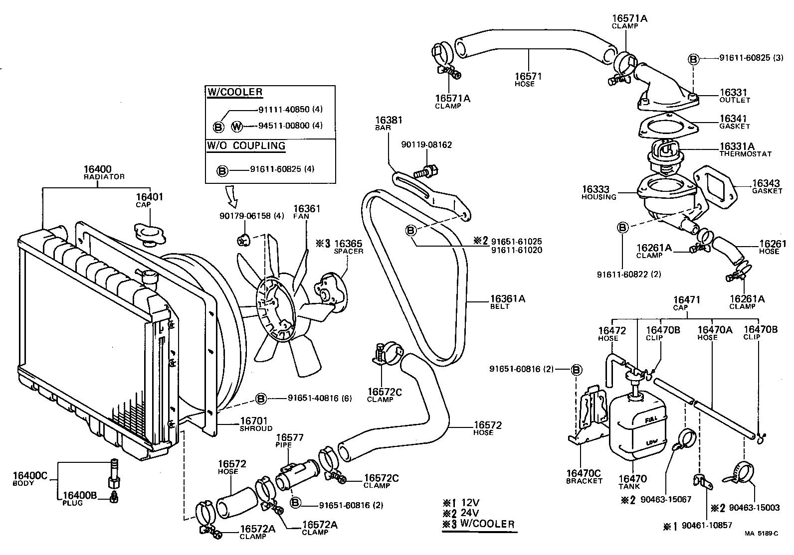 Radiator Water Outlet