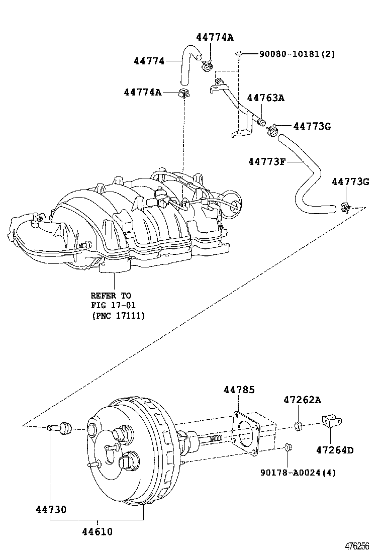 Brake Booster & Vacuum Tube