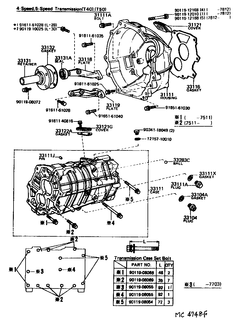 Clutch Housing + Transmission Case