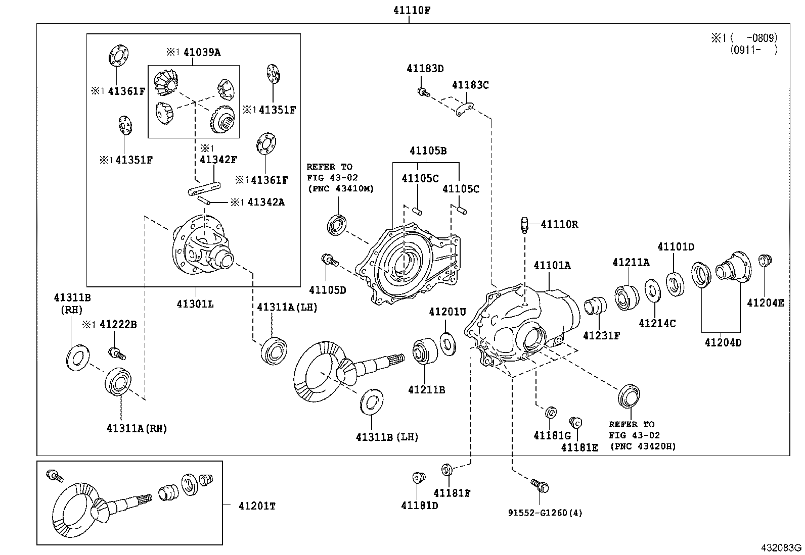 Front Axle Housing & Differential